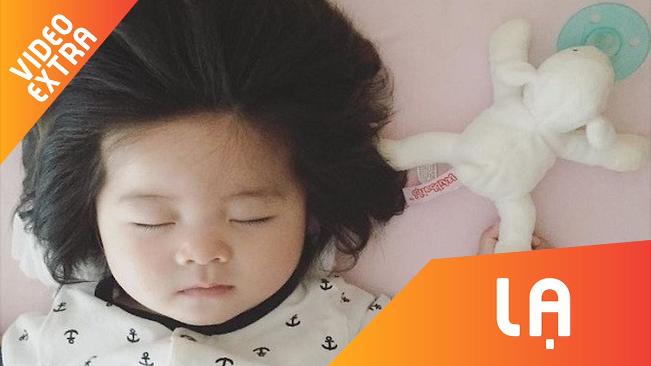 Co be Nhat toc day gay 'sot' mang xa hoi hinh anh