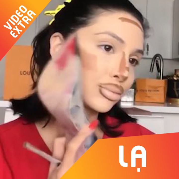 La lung co gai makeup bang giay cao got van tuyet dep hinh anh