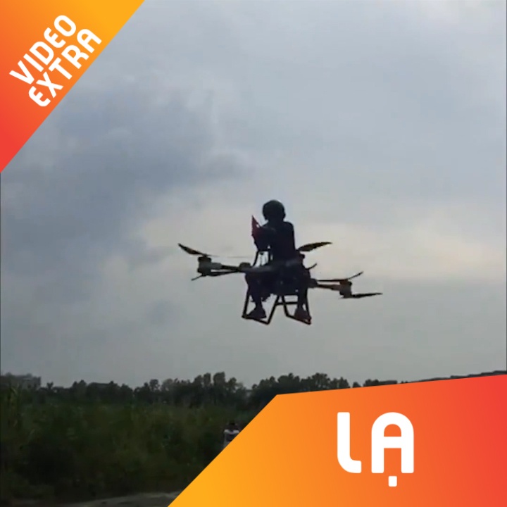 Thiet bi bay ca nhan tu che o Trung Quoc hinh anh