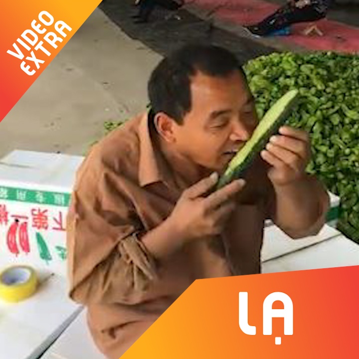 Nguoi dan ong voi tuyet chieu got dua bang mieng deu nhu may hinh anh