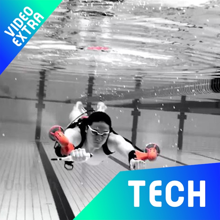 Thiet bi ho tro con nguoi di chuyen nhanh duoi nuoc hinh anh