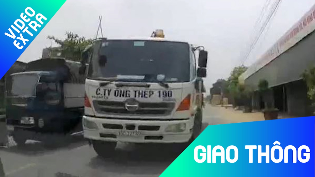 Vuot au khong xi nhan, xe tai suyt gay tai nan hinh anh