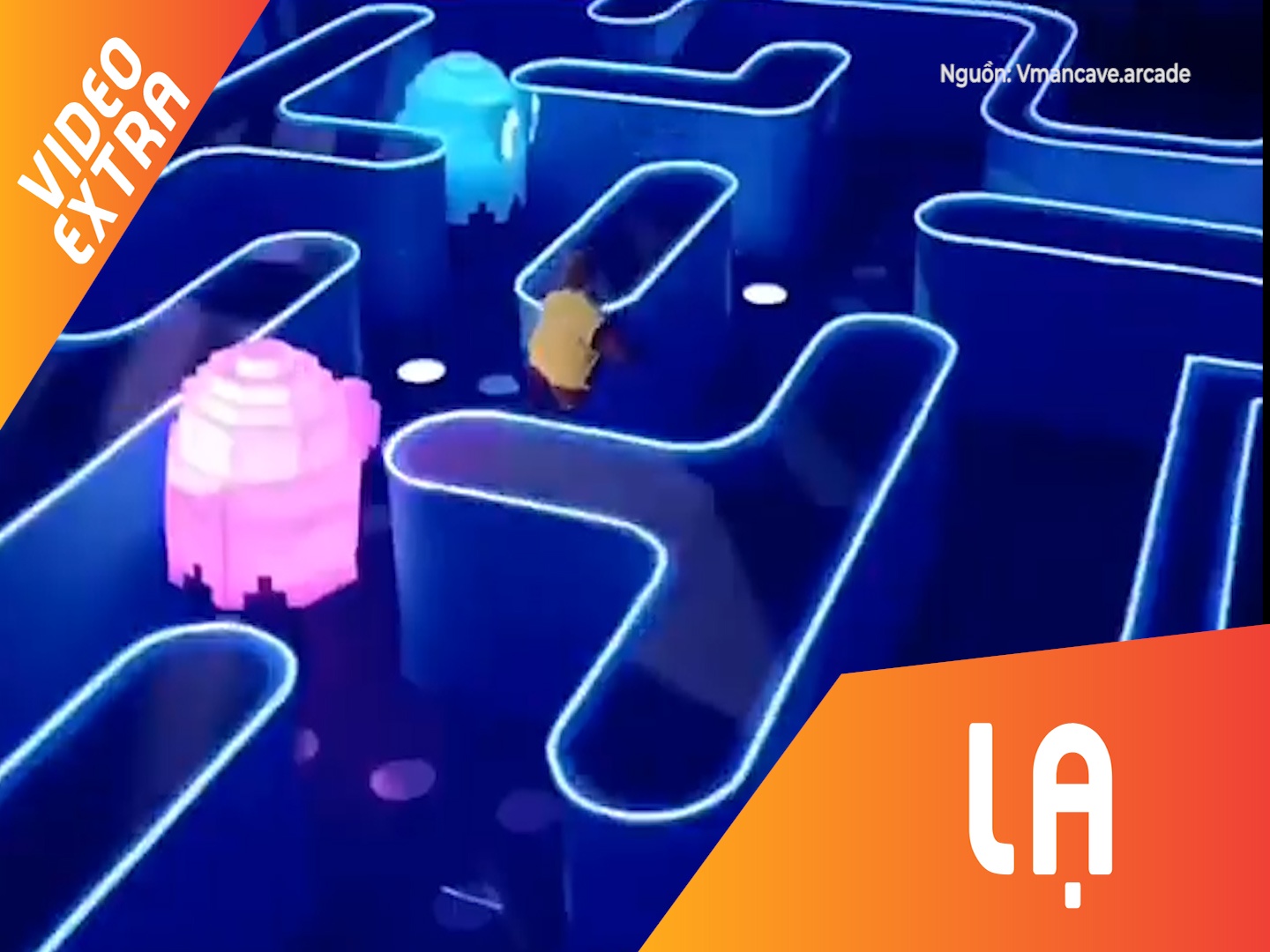 Tro choi Pacman phien ban doi thuc hinh anh