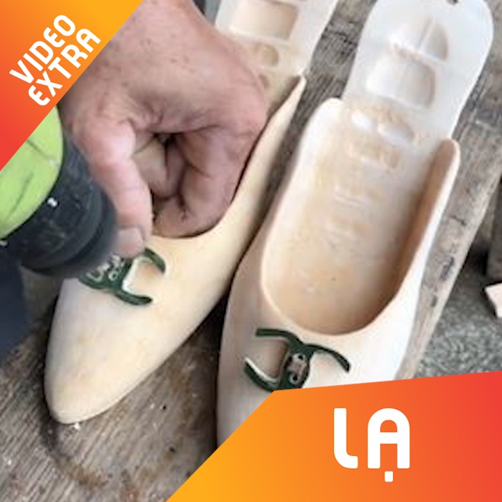 Giay cao got lam tu nguyen ong tre hoan toan thu cong hinh anh