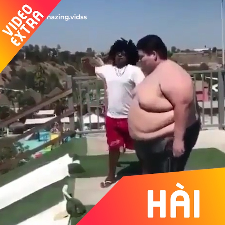 Anh chang nang hon 100 kg choi cau truot va cai ket hinh anh