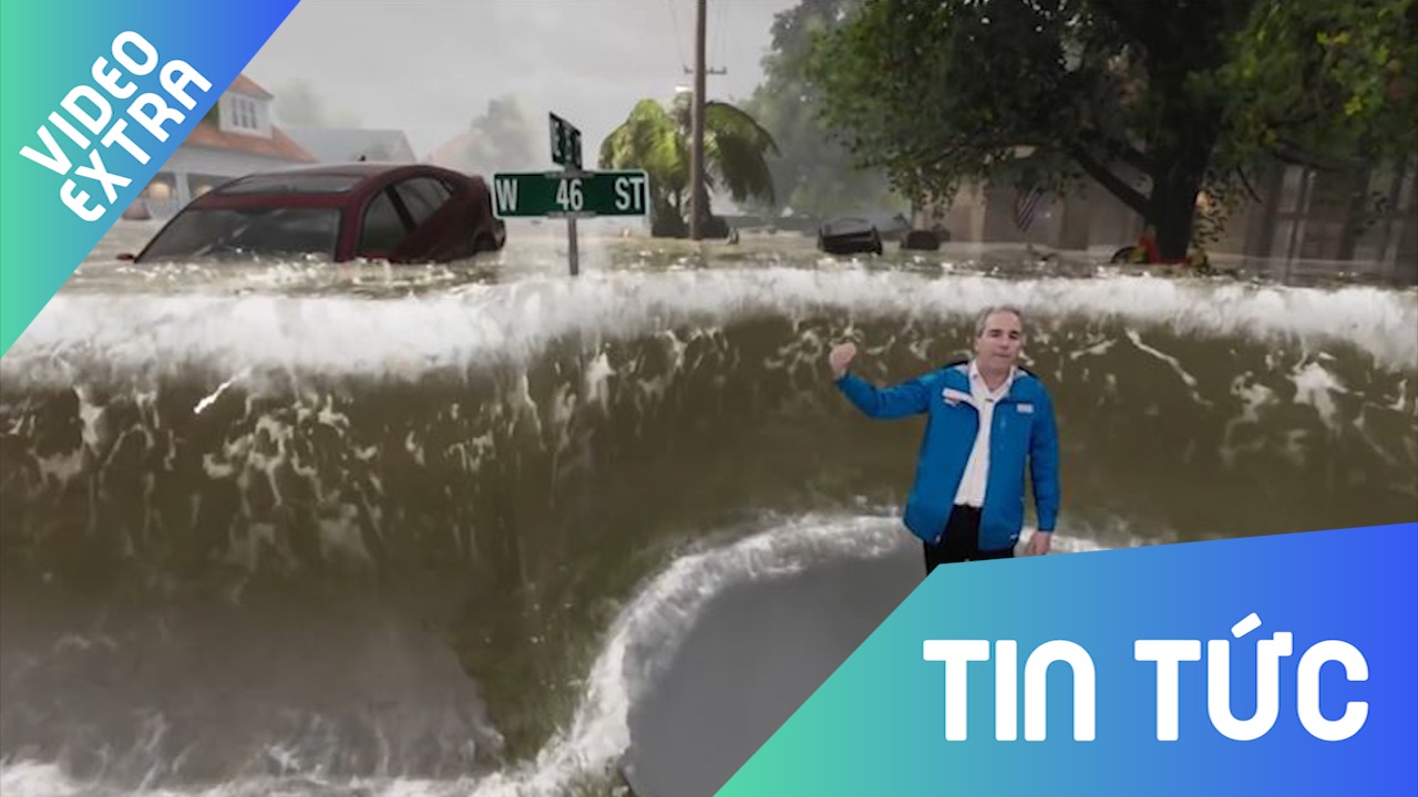 Sieu bao Florence dang so qua hinh anh do hoa thuc te hinh anh