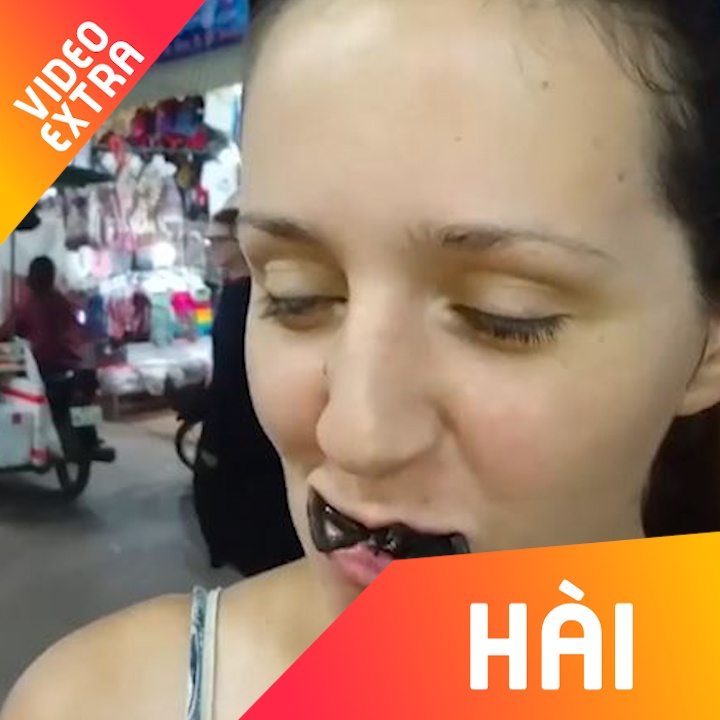 Bieu cam khi 'Tay' an hot vit lon, bo cap hinh anh