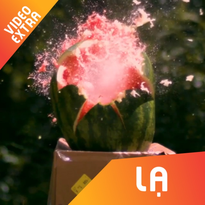 Dua hau nat thanh tung manh chi sau mot cu danh golf hinh anh