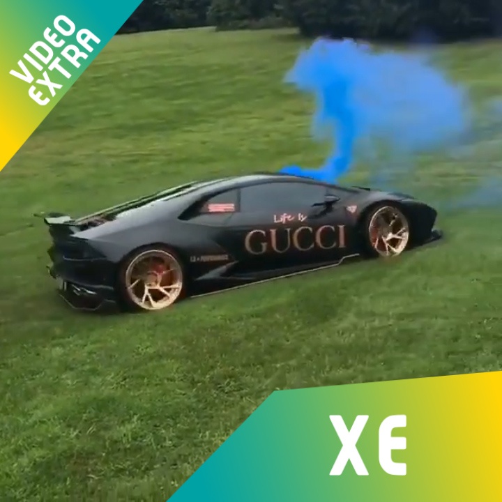 Dung sieu xe Lamborghini drift lien tuc de cat co hinh anh