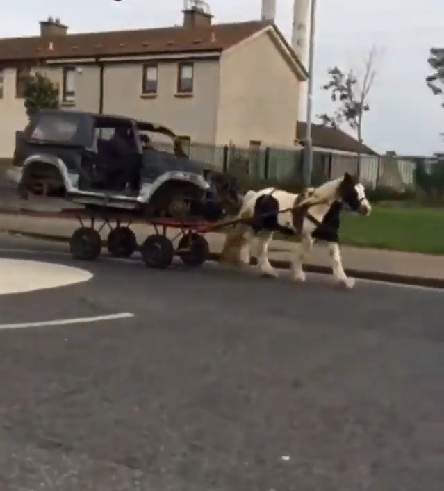 Xe ngua bon banh che tu oto cu hinh anh