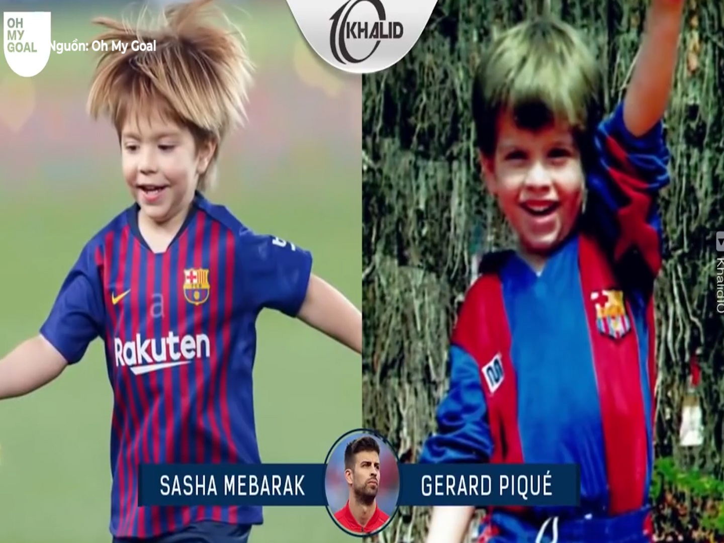 Hinh anh cac sieu sao bong da khi bang tuoi con ho bay gio hinh anh