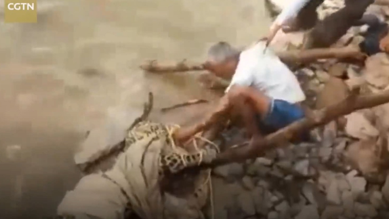 Hoang so khi duoc giai cuu, bao dom can bi thuong nguoi giup do minh hinh anh