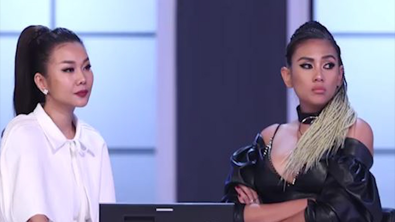 Bo ba HLV The Face 'het ra lua' trong thu thach nhom dau tien hinh anh