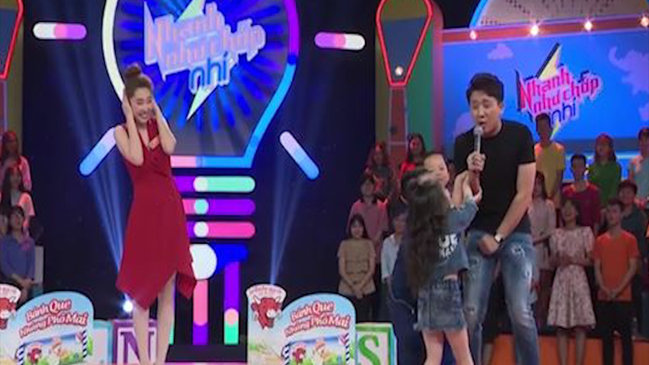 Thuy Ngan va S.T 'dai nao' trong Nhanh Nhu Chop Nhi hinh anh