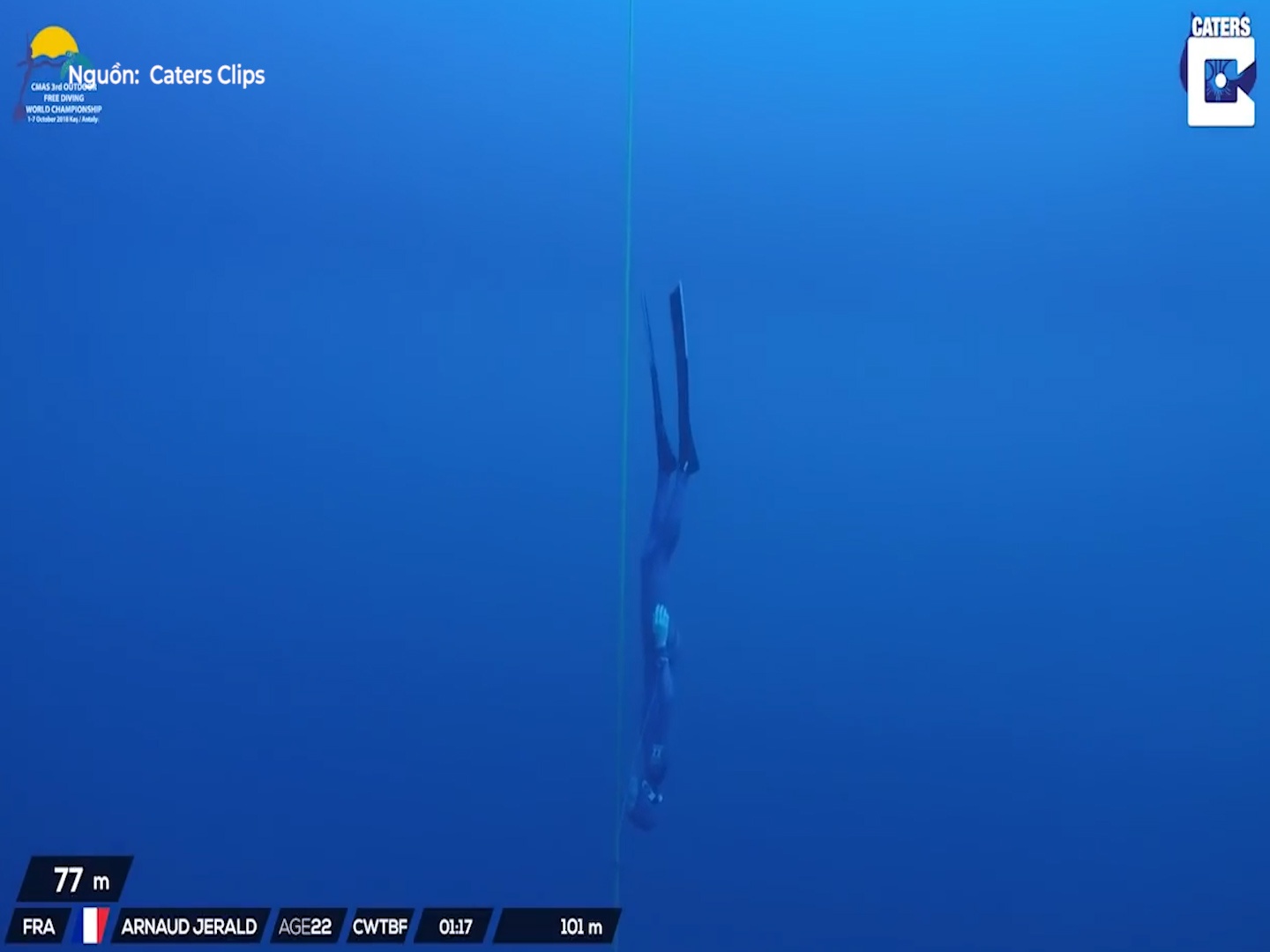 Ky luc gia lan sau 101 met trong mot lan nin tho hinh anh