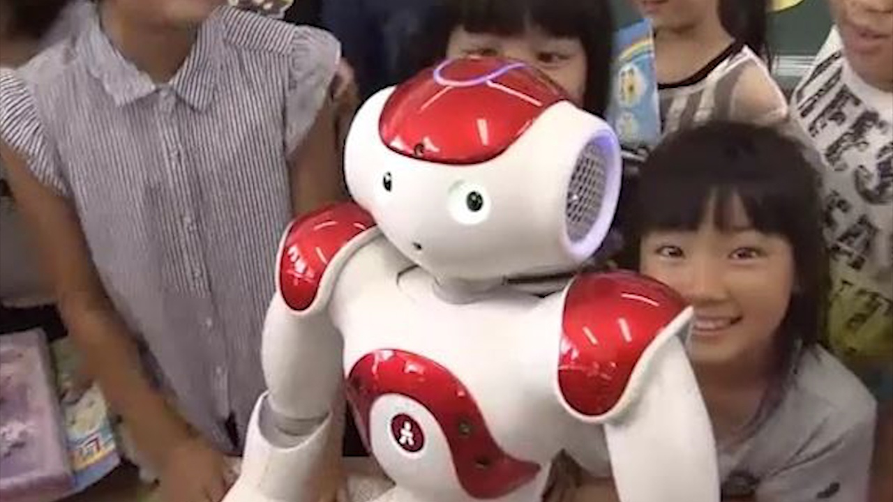 Nhat Ban dua robot tri tue nhan tao vao viec giang day tieng Anh hinh anh