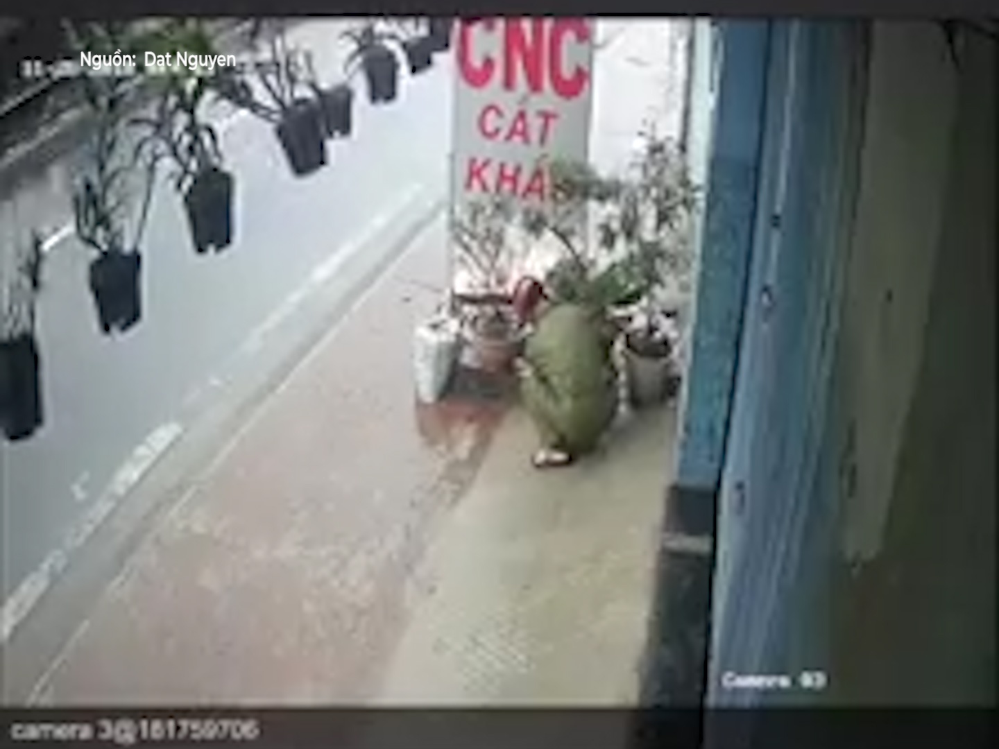 Trom than nhien cuom chau hoa ngay truoc cua nha hinh anh