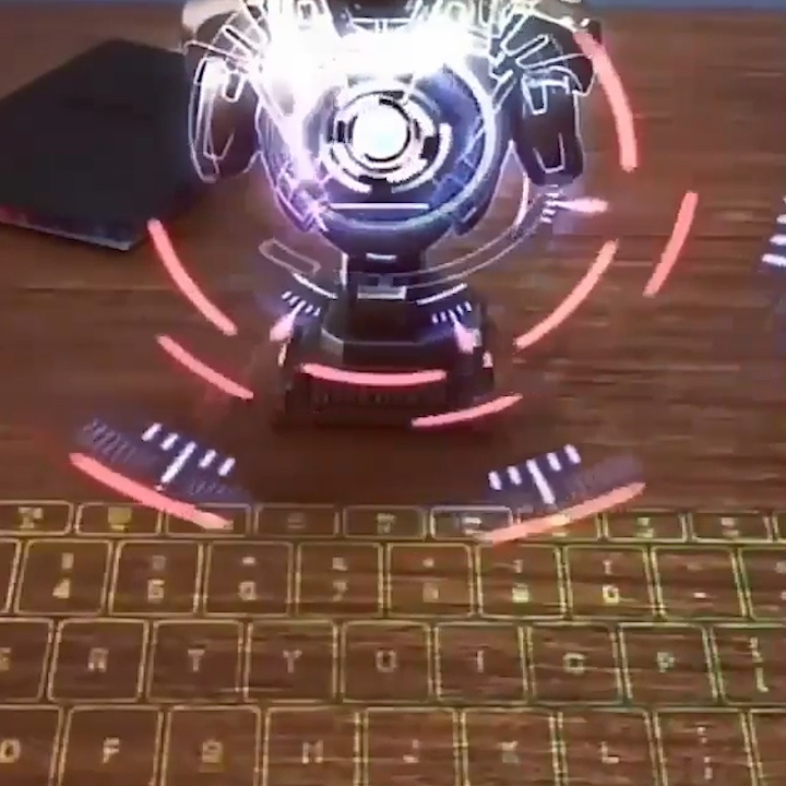 Ban phim ao doc dao, chieu laser 3 chieu hinh anh