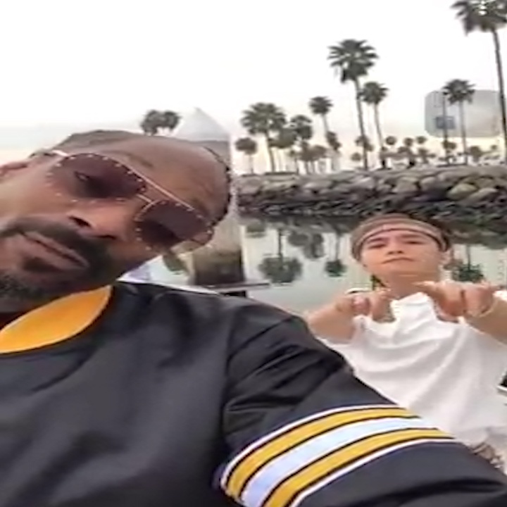 Son Tung M-TP xuat hien cung Snoop Dogg trong video Snapchat hinh anh