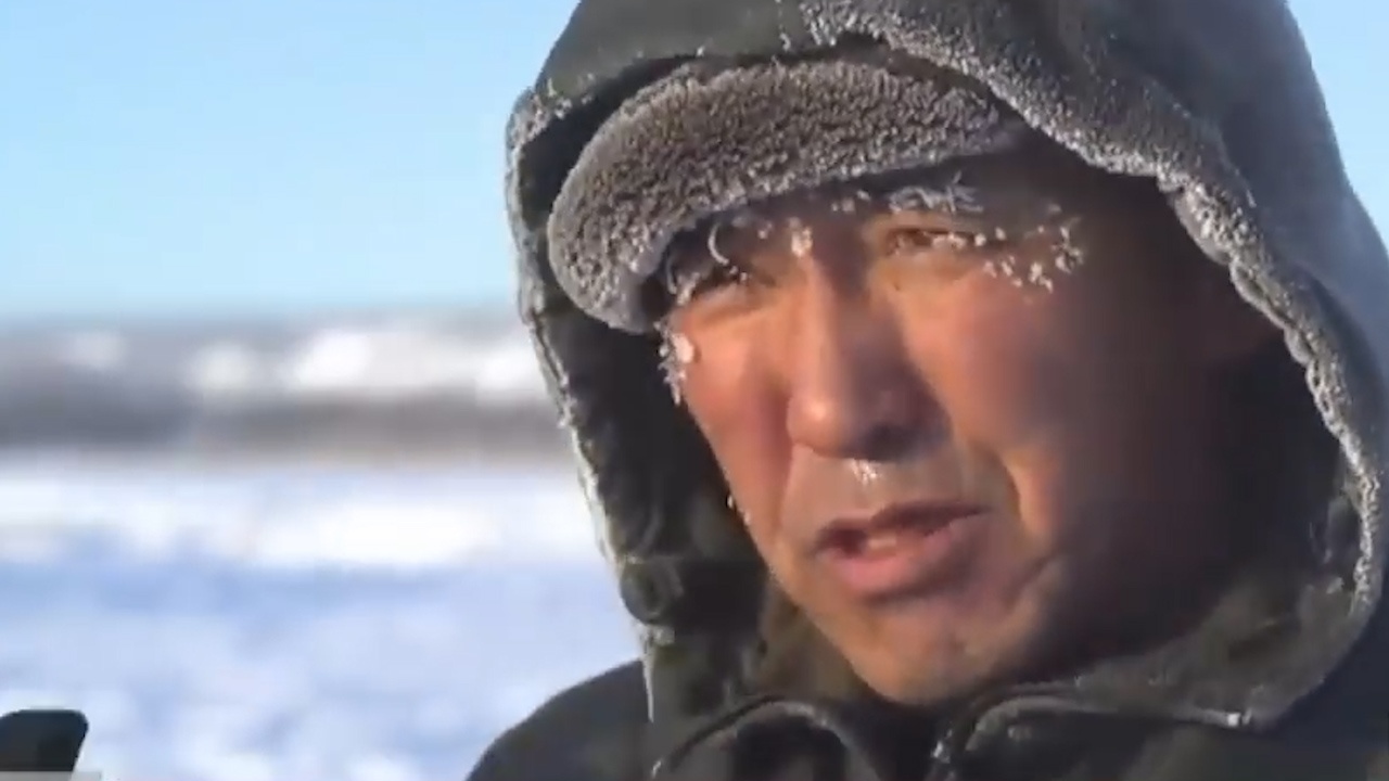 Long mi dong cung khi thu hoach bang o noi lanh nhat hanh tinh hinh anh