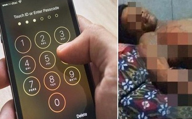 Vo Indonesia thieu song chong vi khong khai mat khau dien thoai hinh anh