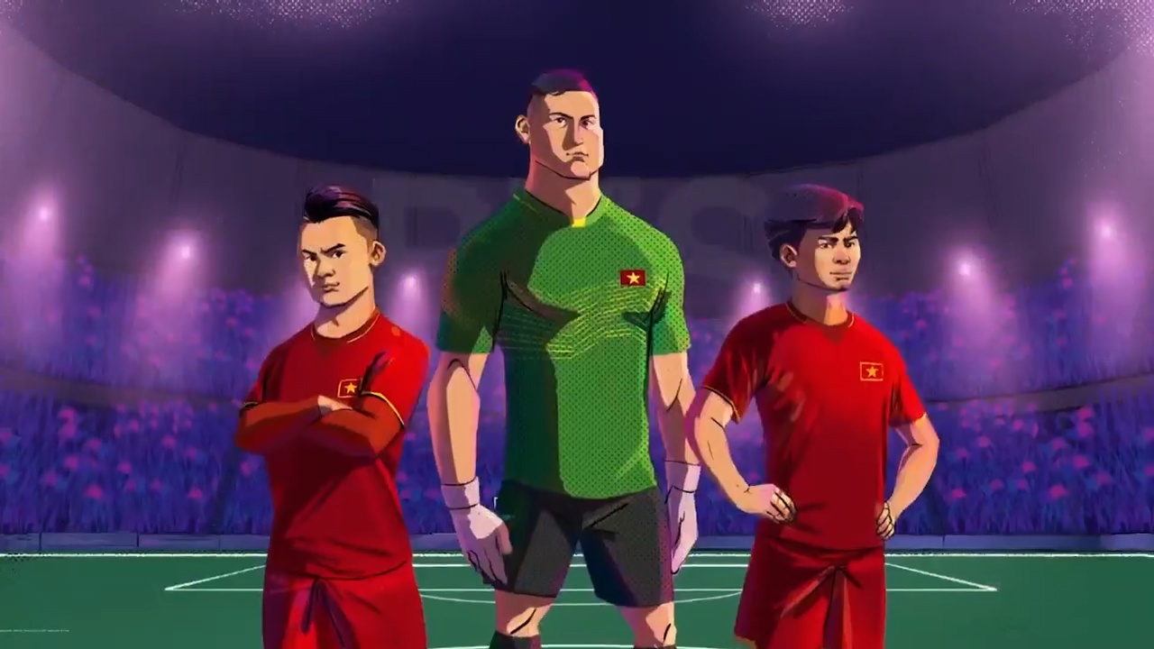 Cong Phuong cung Viet Nam tung hoanh Asian Cup qua phim hoat hinh hinh anh