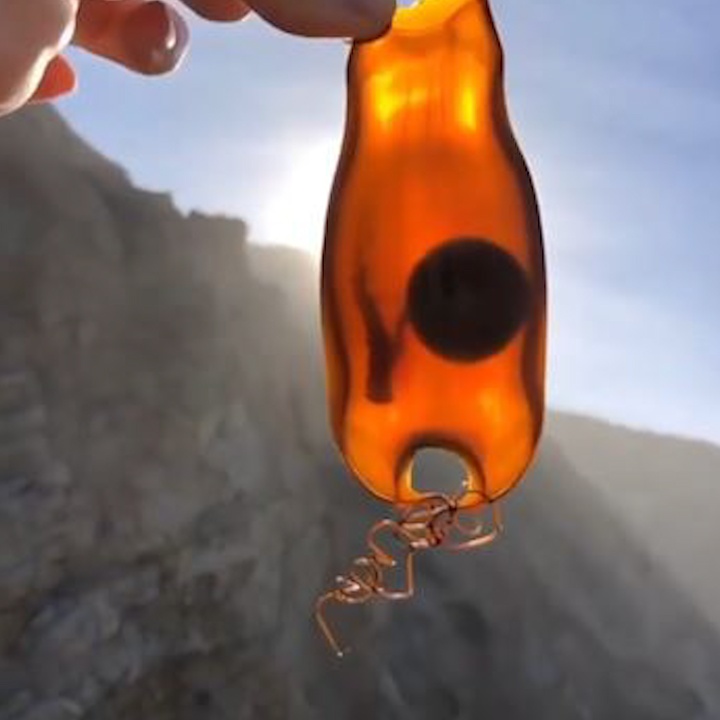 Du khach tim thay trung ca map bi dat vao bo hinh anh