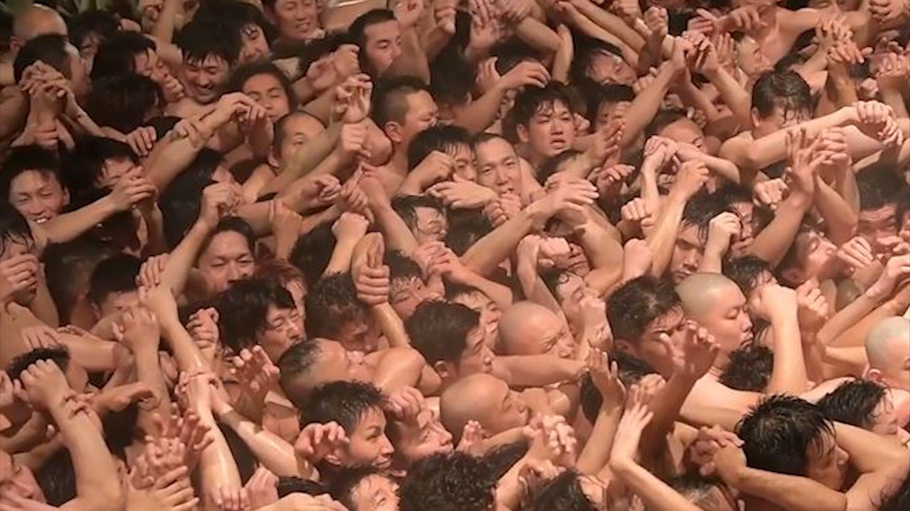 10.000 dan ong coi tran tranh khuc go may man tai Nhat hinh anh