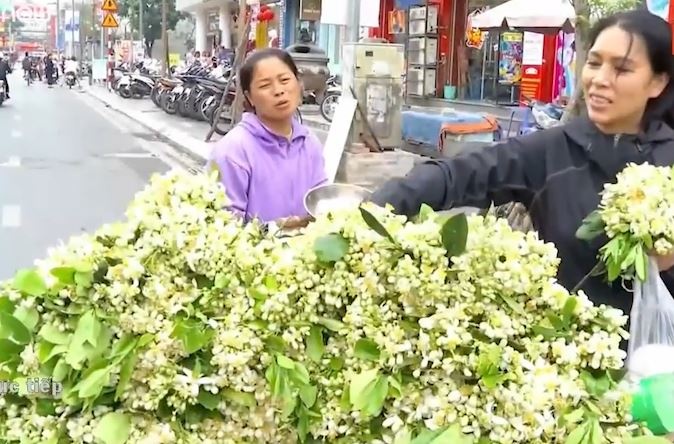 Ganh hang rong ban hoa buoi thu 6 trieu dong/ngay hinh anh