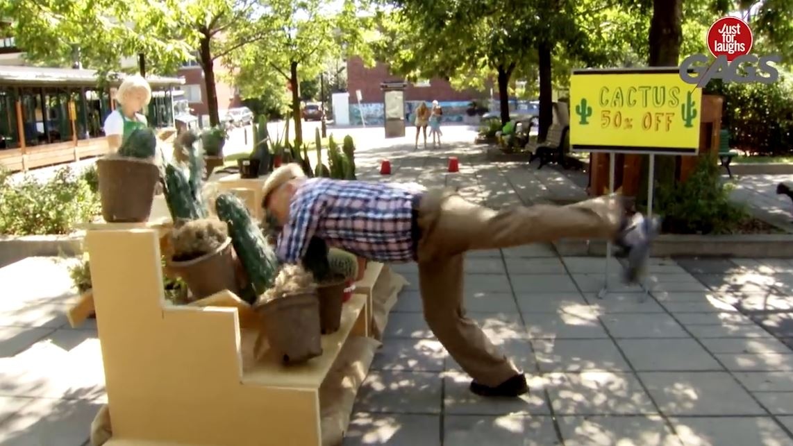 Tro dua xe do choi lam ong cu te vao chau xuong rong hinh anh