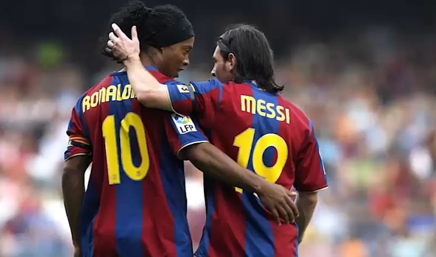 Ronaldinho gop phan dua Messi len dinh cao ra sao? hinh anh
