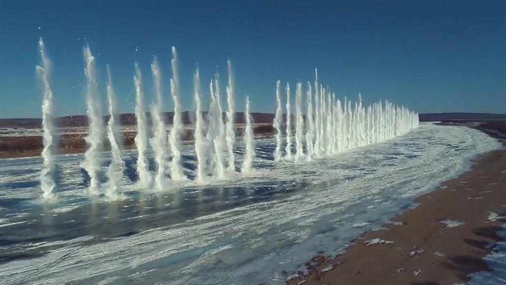 Vu no bang an tuong nham chong lu lut o Trung Quoc hinh anh