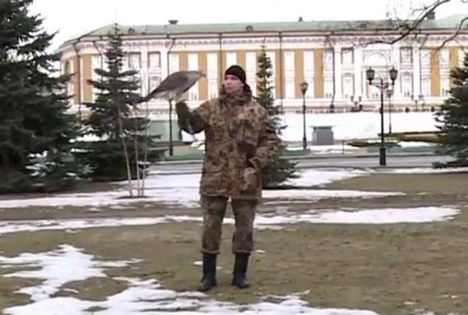 Huan luyen chim san moi lam tuan tra tai Dien Kremlin hinh anh