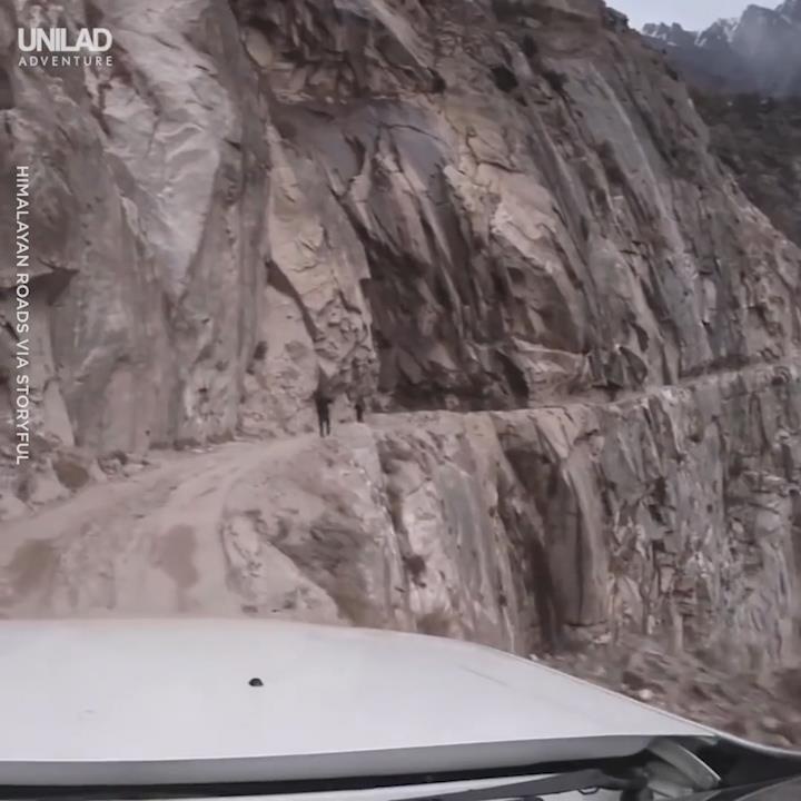 Thot tim voi con duong nguy hiem nhat the gioi tai An Do hinh anh