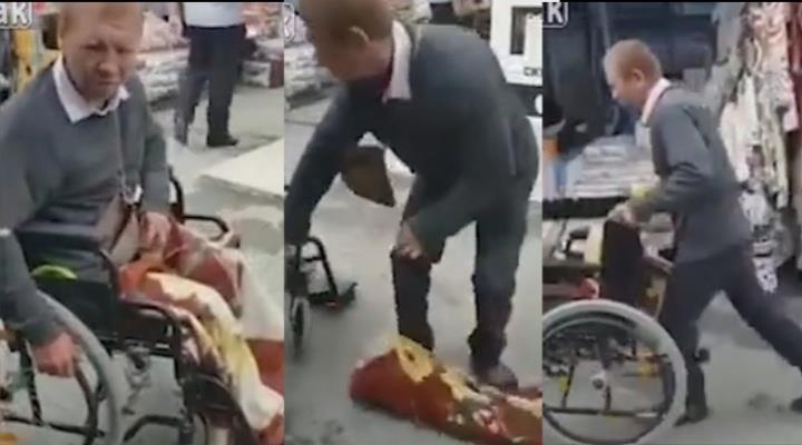 Ga an may ngoi xe lan xin tien bi lat tay hinh anh