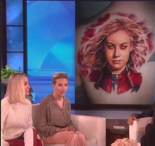 Sao 'Avengers' khong thoai mai khi thay fan xam hinh minh tren lung hinh anh