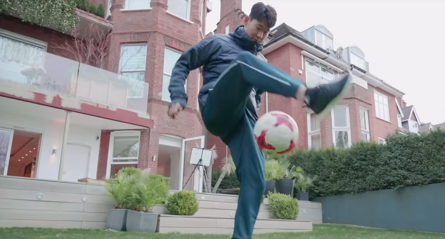 Son Heung-min song mot minh trong biet thu san vuon o London hinh anh