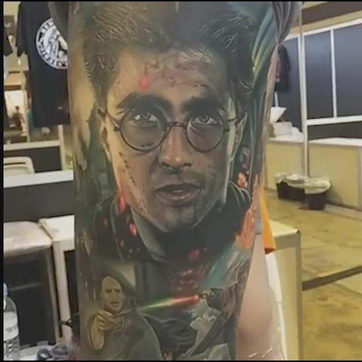 Fan cuong xam kin hai chan cac nhan vat Harry Potter hinh anh