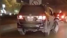 Xe bien xanh gay tai nan roi bo chay o Ha Noi la cua Bo Cong an hinh anh