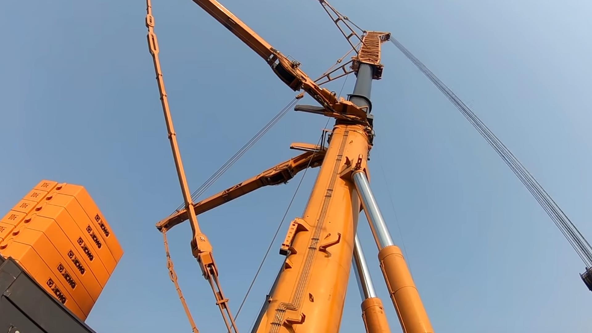 Xem do 'khung' cua can cau lon nhat the gioi, nhac bong 1.600 tan hinh anh