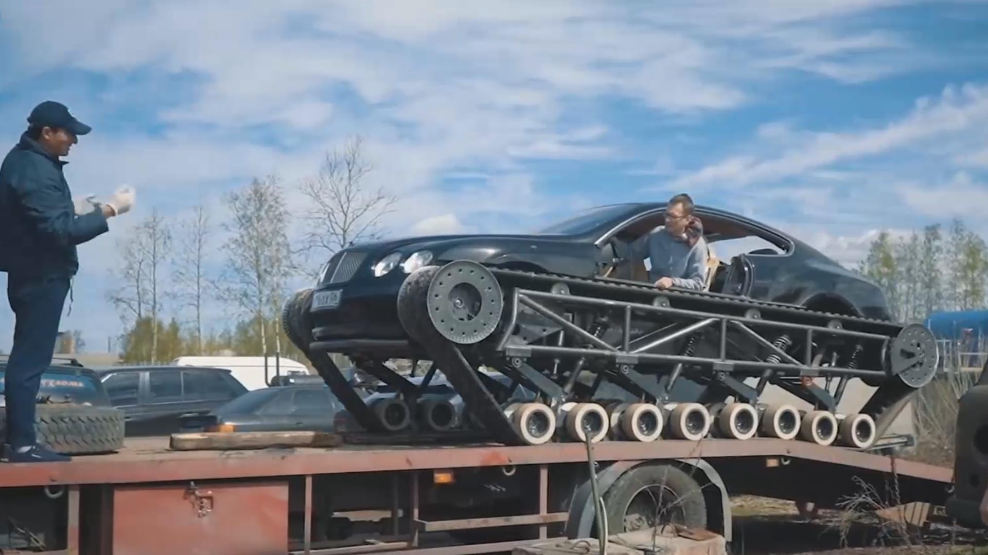 Qua trinh bien sieu xe Bentley thanh xe tang hinh anh