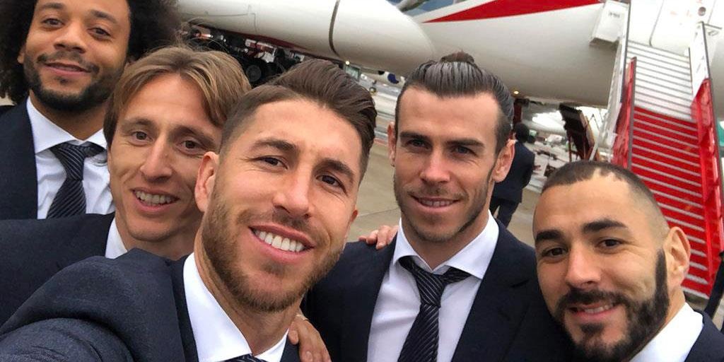 Dan sao Real Madrid 'giet thoi gian' trong cac chuyen bay ra sao? hinh anh
