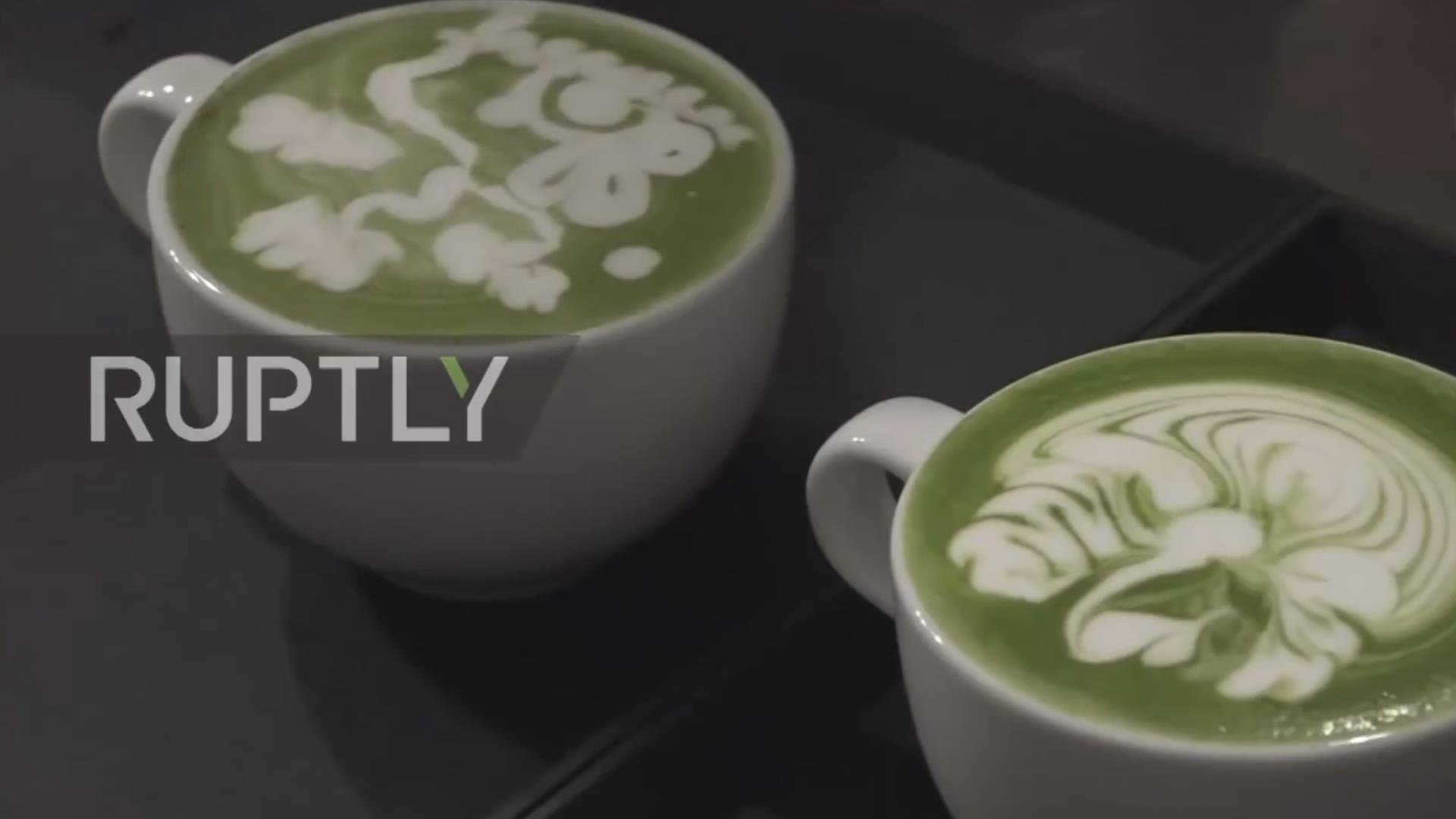 Cuoc thi pha che latte tra xanh dau tien tren the gioi hinh anh