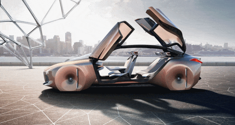 Chiem nguong sieu xe den tu tuong lai BMW Vision Next 100 hinh anh