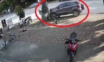 Oto 'dien' gay tai nan lien hoan o Thai Nguyen hinh anh