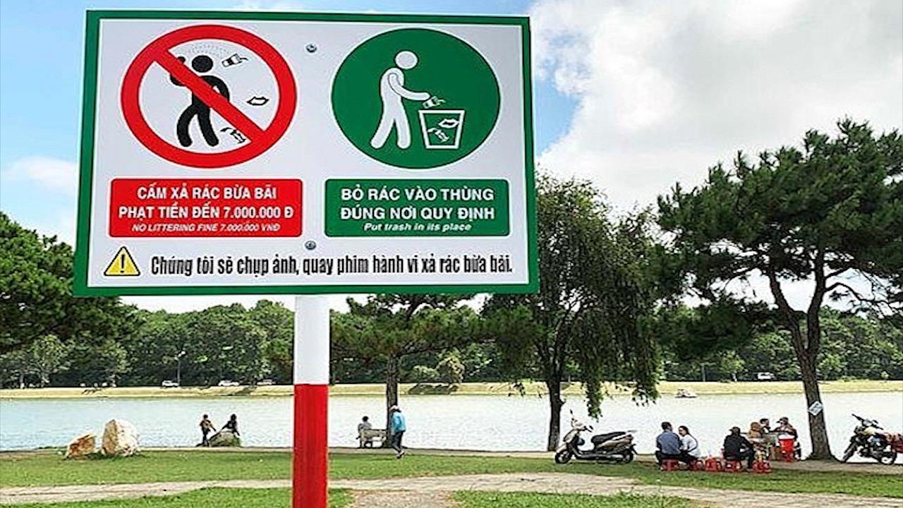 Da Lat lap camera, phat nguoi 7 trieu voi nguoi xa rac hinh anh