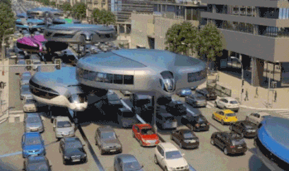 Xe bus 'bien hinh' chay tren khong doi pho triet de nan ket xe hinh anh