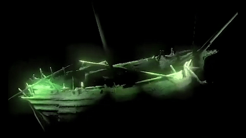 Phat hien xac tau thoi Leonardo Da Vinci nguyen ven duoi day bien hinh anh