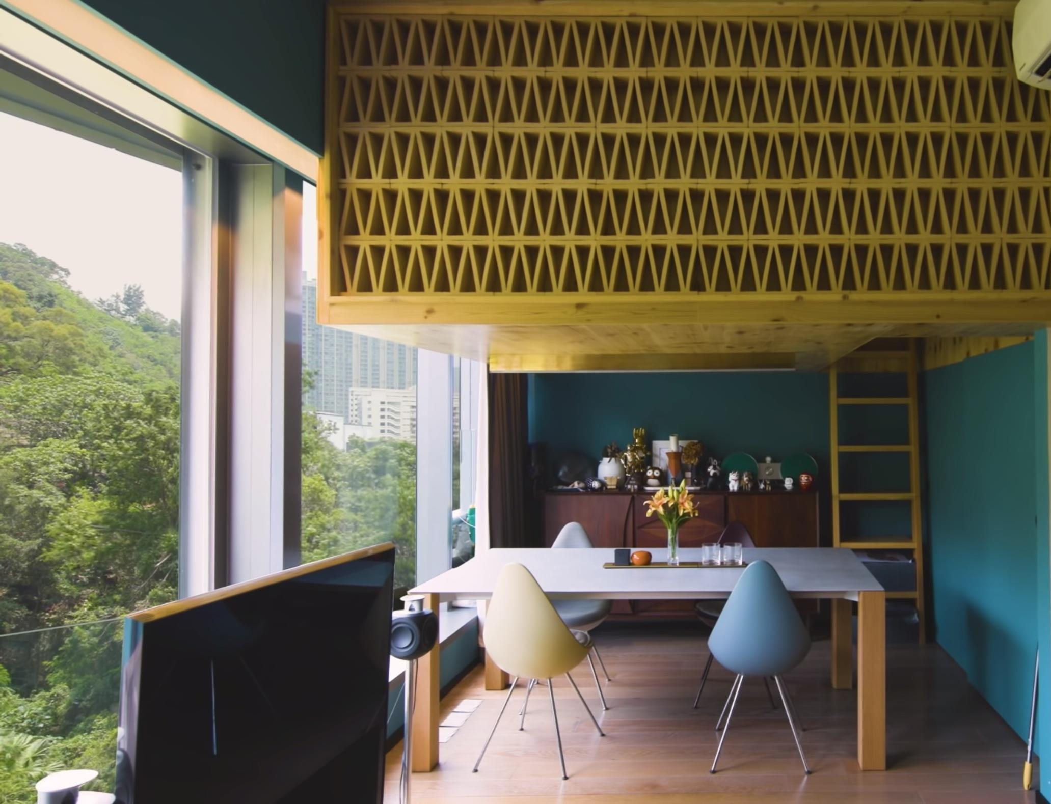 Cai tao can ho 33 m2 voi cay xanh giua 'rung chung cu' Hong Kong hinh anh