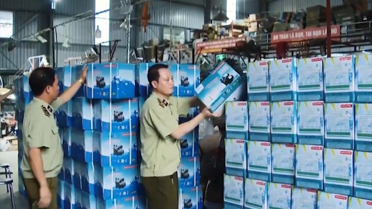 Triet pha xuong san xuat may bom gia 'made in Vietnam' hinh anh